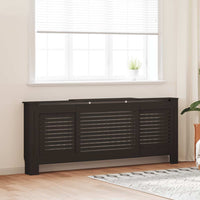 vidaXL Cobertura de radiador 112x19x81,5 cm MDF branco