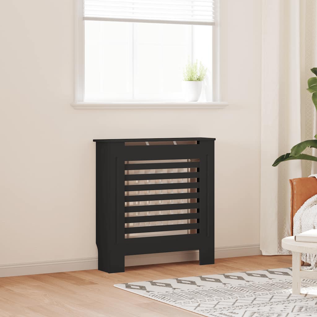 vidaXL Cobertura de radiador 112x19x81,5 cm MDF branco