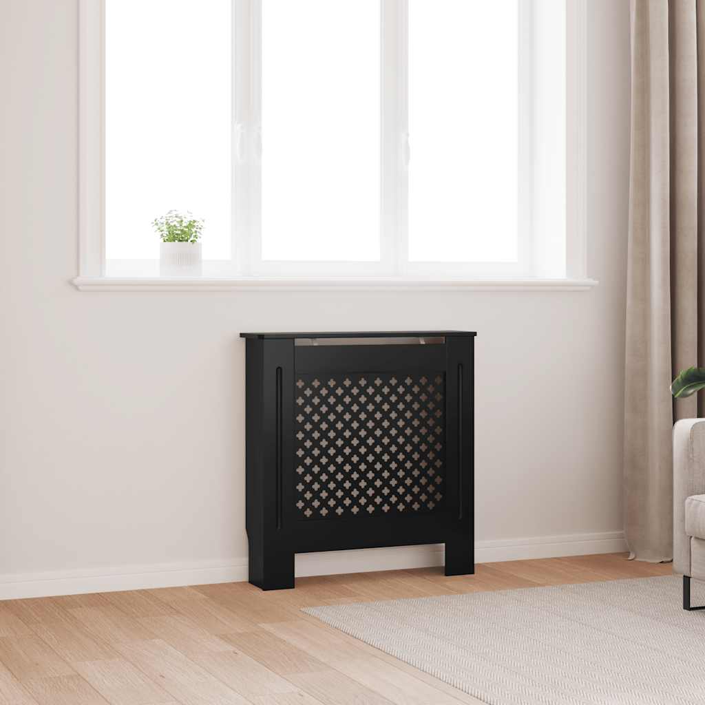 vidaXL Cobertura de radiador 112x19x81,5 cm MDF branco
