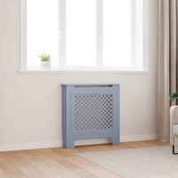 vidaXL Cobertura de radiador 112x19x81,5 cm MDF branco