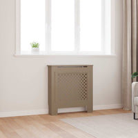 vidaXL Cobertura de radiador 112x19x81,5 cm MDF branco