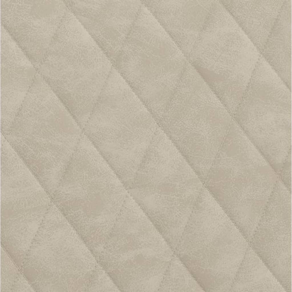 vidaXL Poltrona em couro artificial cinzento-claro