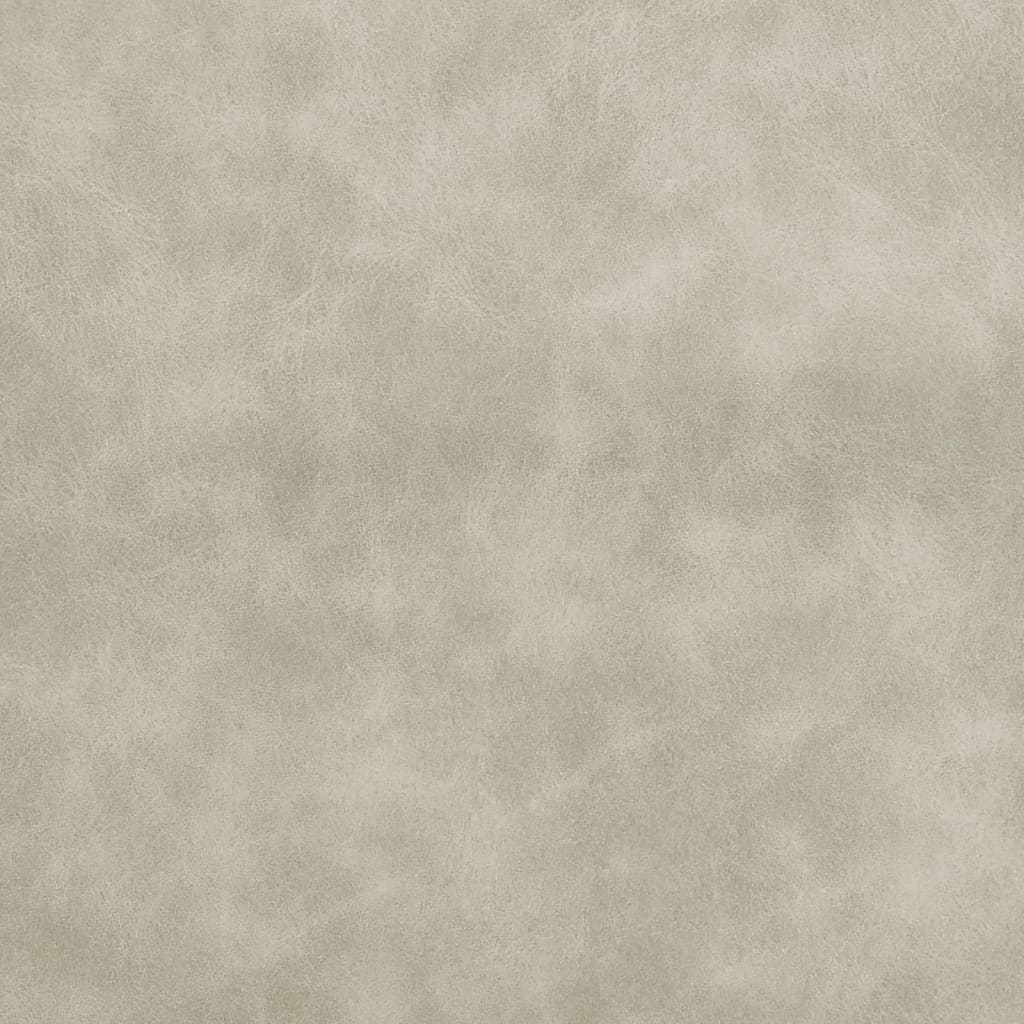 vidaXL Poltrona em couro artificial cinzento-claro