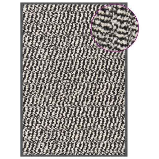 vidaXL Tapete controlo de pó retangular tufado 40x60 cm antracite