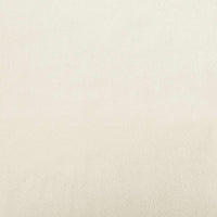 vidaXL Cadeira de descanso com banco PVC e veludo branco nata