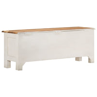 vidaXL Caixa de arrumação 110x30x40 cm madeira de acácia maciça