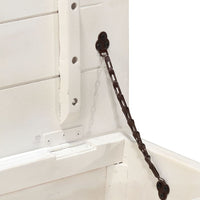 vidaXL Caixa de arrumação 110x30x40 cm madeira de acácia maciça