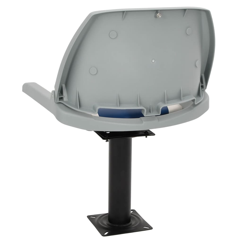 vidaXL Assento de barco com pedestal rotativo a 360°