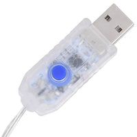 vidaXL Rena voadora Natal decorativa 120 luzes LED branco frio branco