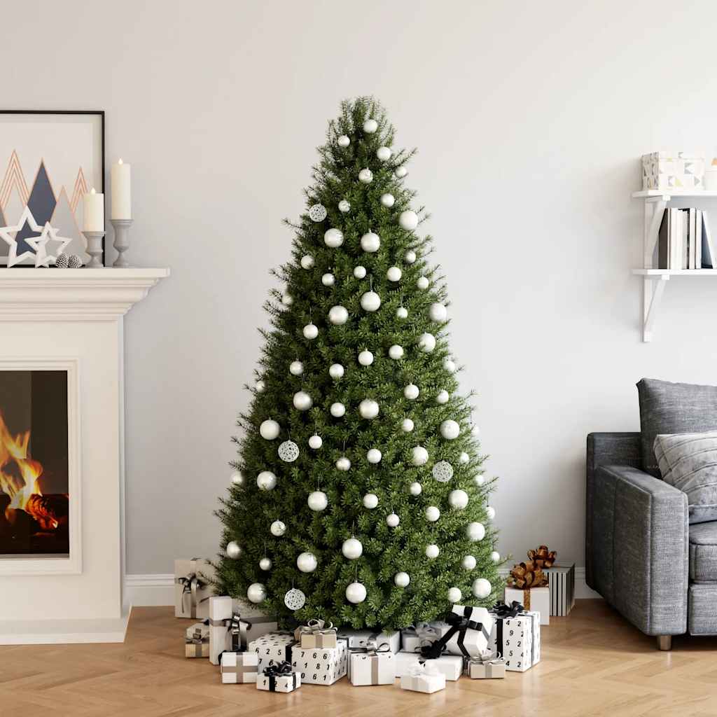 vidaXL Conjunto de bolas de natal 100 pcs 3/4/6 cm dourado