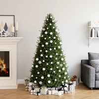 vidaXL Conjunto de bolas de natal 100 pcs 3/4/6 cm dourado