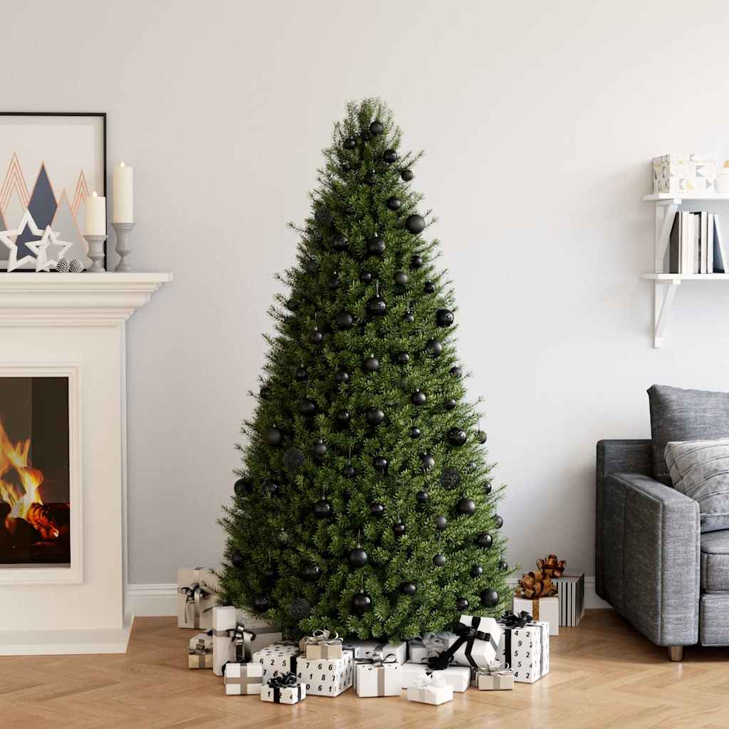 vidaXL Conjunto de bolas de natal 100 pcs 3/4/6 cm dourado