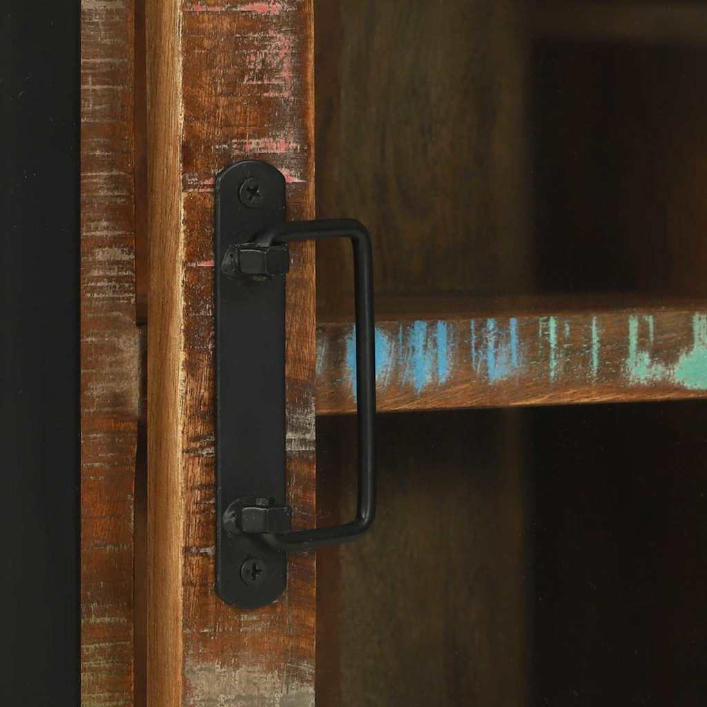 vidaXL Conjunto de Móveis para Banheiro com prateleira com porta 4 pcs