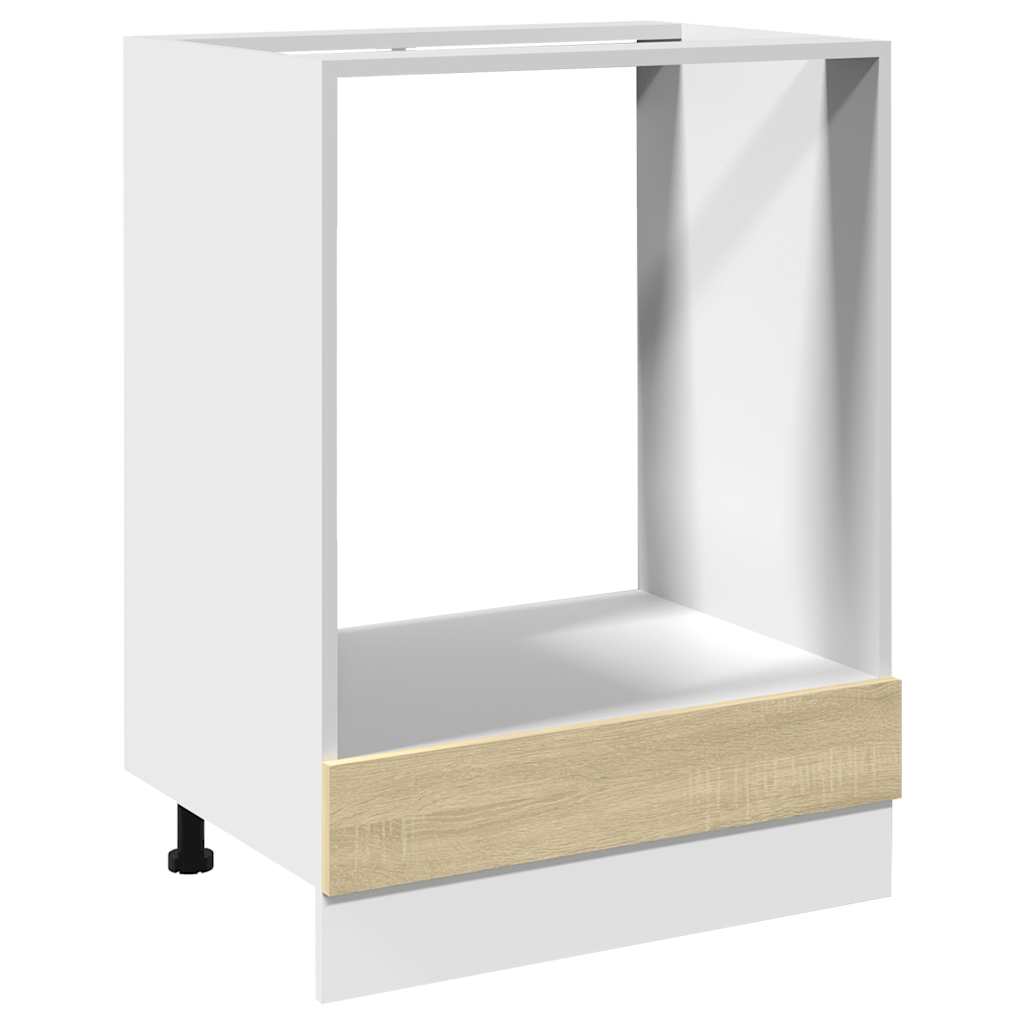 vidaXL Conjunto móveis de cozinha “Lyon” 8 pcs carvalho sonoma