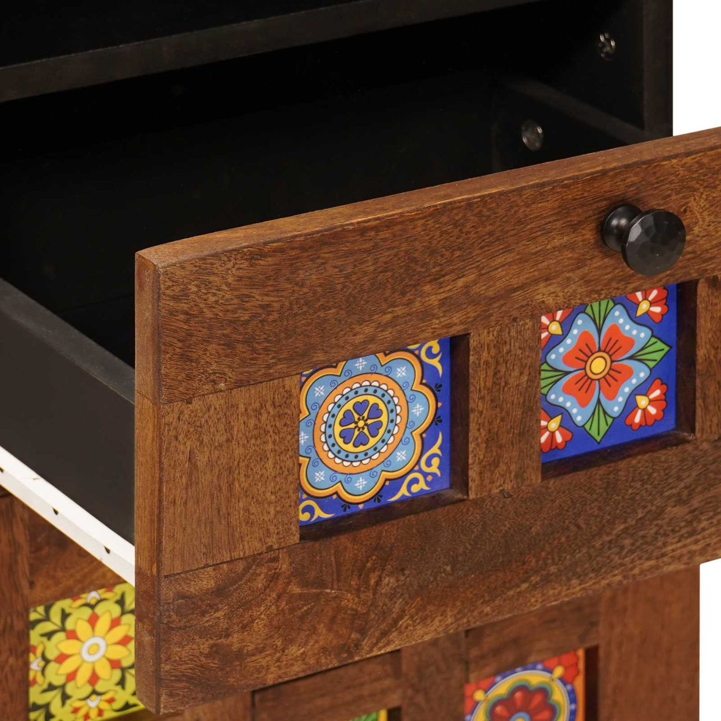 vidaXL Conjunto de Móveis para Banheiro com gaveta 5 pcs Nogueira