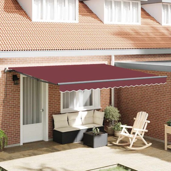 vidaXL Toldo retrátil manual 300x250 cm antracite