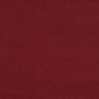 vidaXL Cadeira de jantar giratória veludo vermelho tinto