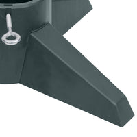 vidaXL Suporte para árvore de Natal 55,5x55,5x15 cm verde