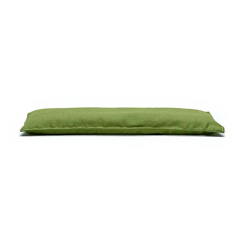 Almofada de olhos com lavanda e semente de linho - Verde