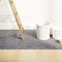 vidaXL Tapete p/ pintor em velo antiderrapante 50 m 280 g/m² cinzento