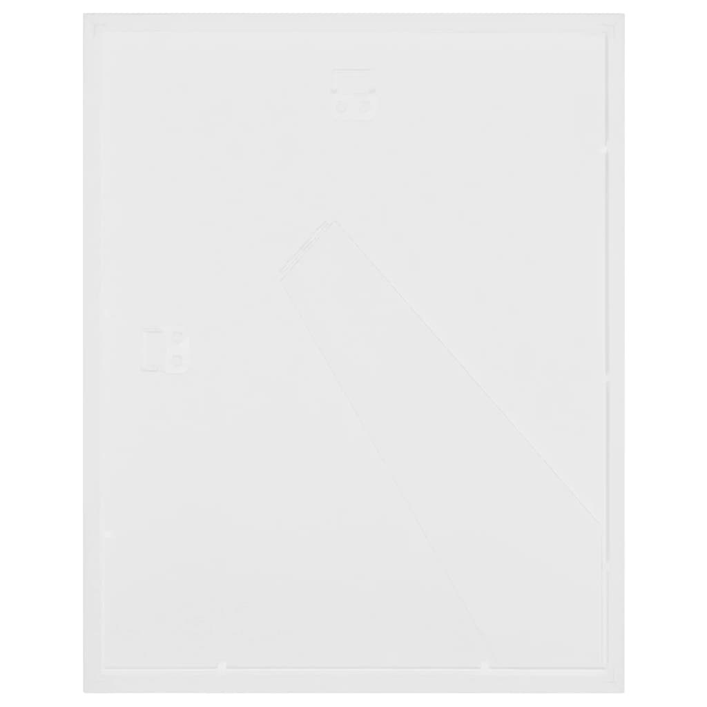 vidaXL Molduras 3D 3 pcs 28x35 cm para foto de 4x(10x15 cm) branco