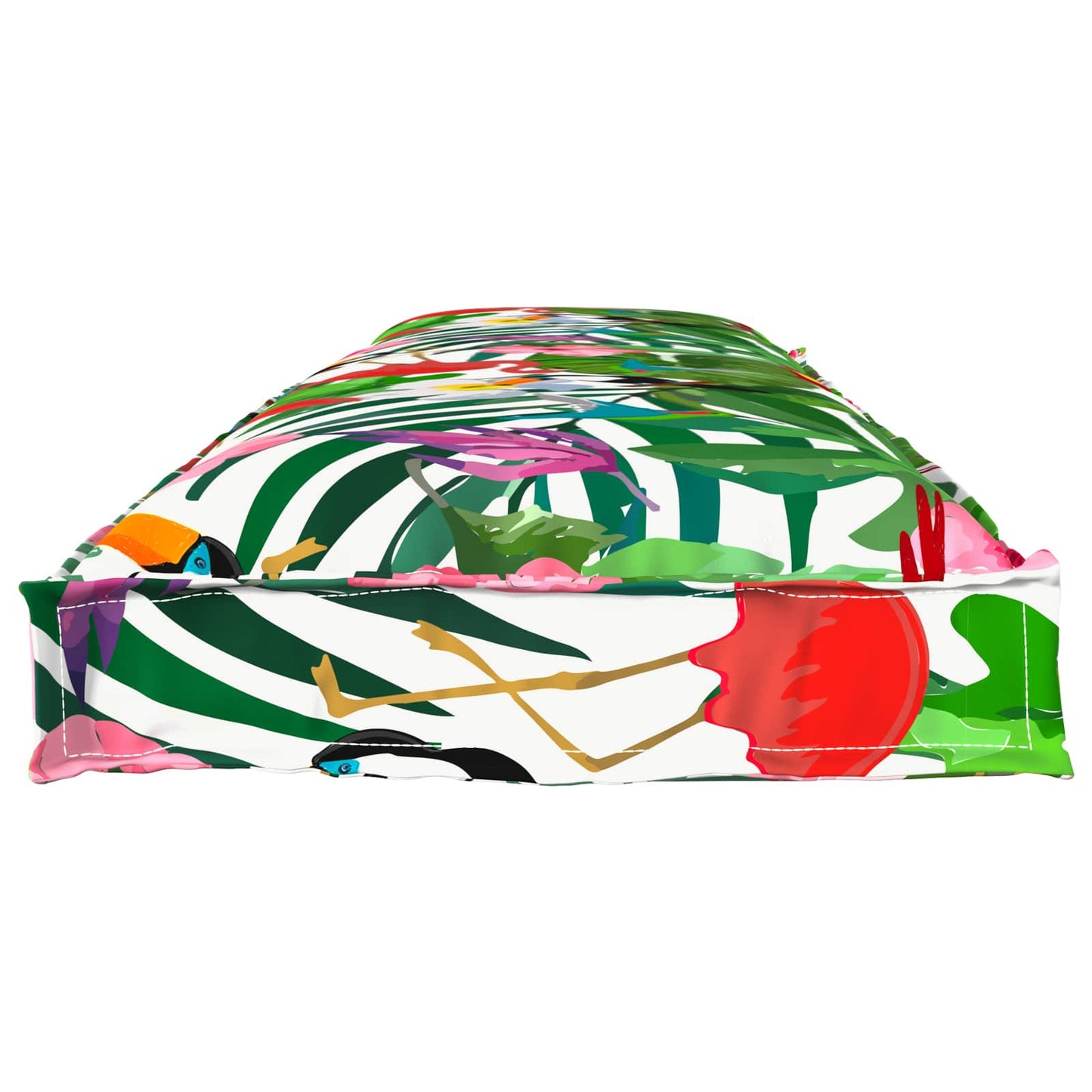 vidaXL Conjunto de Almofadas para Palete 2 pcs Padrão Folha Verde