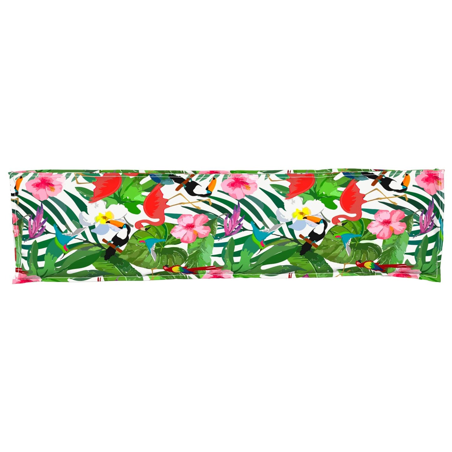 vidaXL Conjunto de Almofadas para Palete 2 pcs Padrão Folha Verde