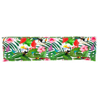 vidaXL Conjunto de Almofadas para Palete 2 pcs Padrão Folha Verde