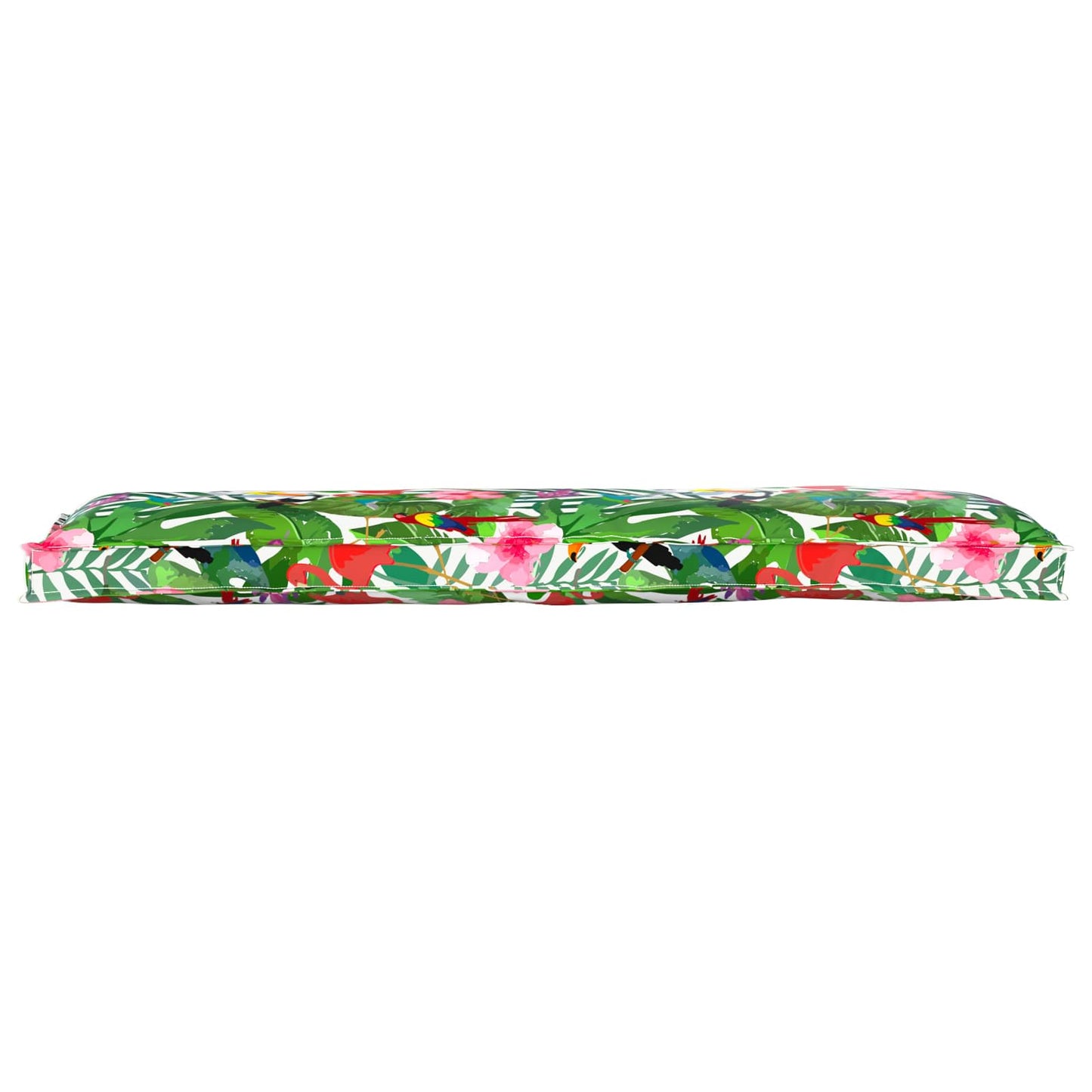 vidaXL Conjunto de Almofadas para Palete 2 pcs Padrão Folha Verde