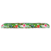 vidaXL Conjunto de Almofadas para Palete 2 pcs Padrão Folha Verde
