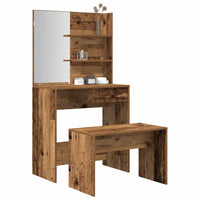 vidaXL Conjunto toucador 74,5x40x141 cm branco