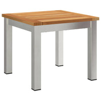 vidaXL Espreguiçadeira 3 pcs Castanho Madeira Sólida de Acácia