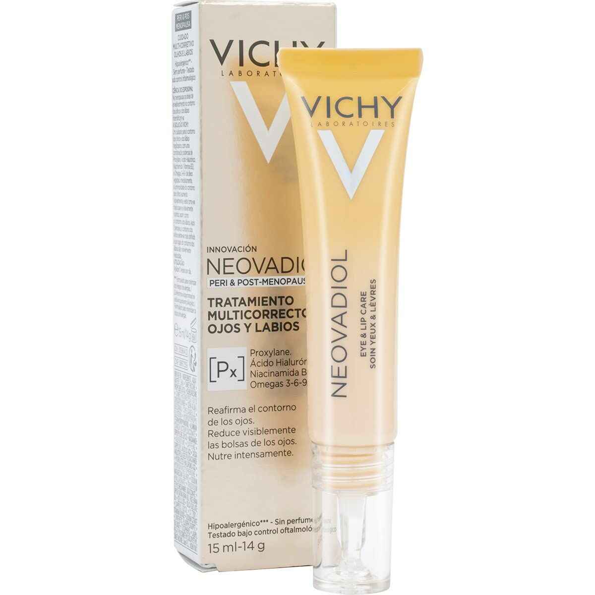 Tratamento para o Contorno dos Olhos e Lábios Vichy Neovadiol 15 ml Reafirmante Menopausa