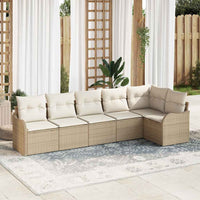 vidaXL Conjunto de Sofá de Jardim Preto vime PE