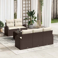 vidaXL Conjunto de Sofá de Jardim Preto 55 x 55 x 37 cm vime PE