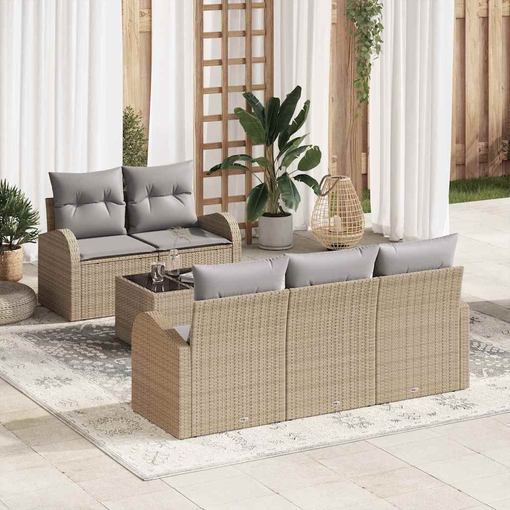 vidaXL Conjunto de Sofá de Jardim Preto 55 x 55 x 37 cm vime PE