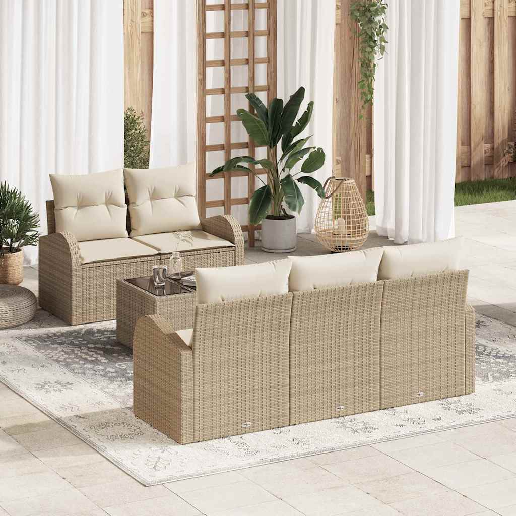 vidaXL Conjunto de Sofá de Jardim Preto 55 x 55 x 37 cm vime PE