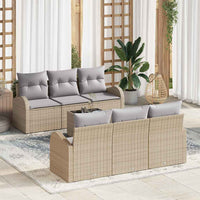 vidaXL Conjunto de Sofá de Jardim Preto 55 x 55 x 37 cm vime PE