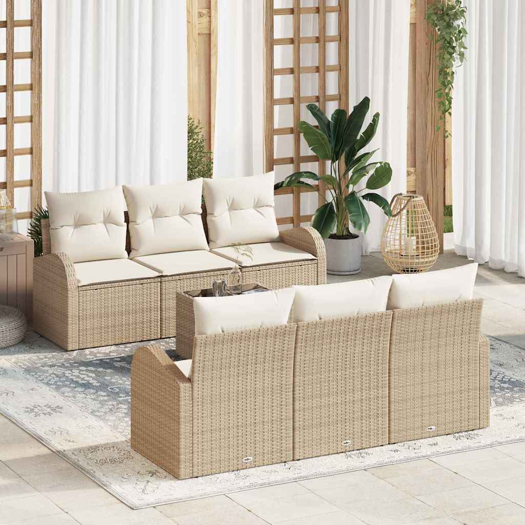 vidaXL Conjunto de Sofá de Jardim Preto 55 x 55 x 37 cm vime PE