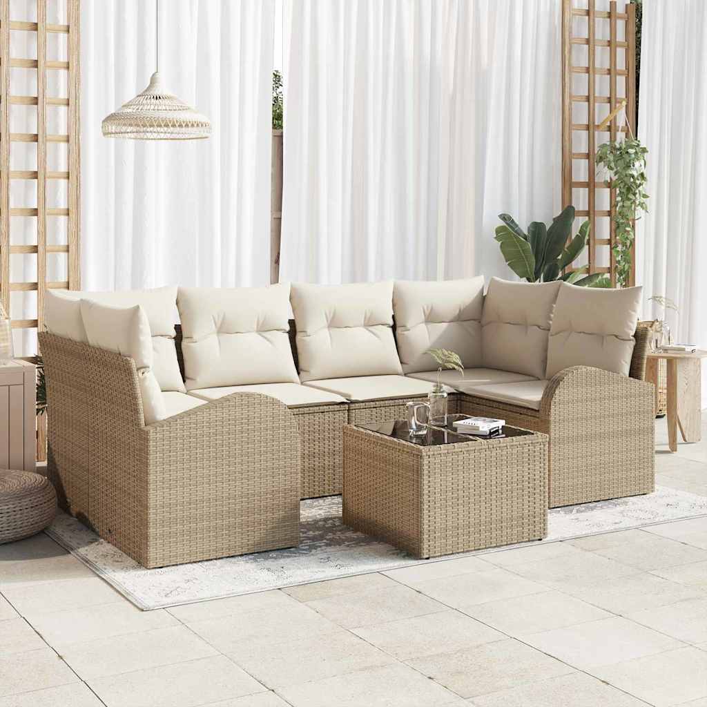 vidaXL Conjunto de Sofá de Jardim Preto 55 x 55 x 37 cm vime PE