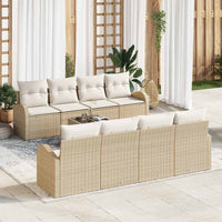 vidaXL Conjunto de Sofá de Jardim Preto 55 x 55 x 37 cm vime PE