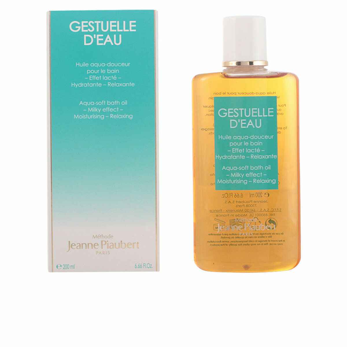 Óleo Corporal Jeanne Piaubert Gestuelle Eau 200 ml