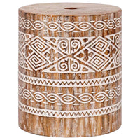 vidaXL Parasol Balinês com Base Azul 95 x 95 x 260 cm