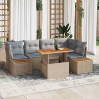 vidaXL Conjunto de Sofá de Jardim 10 pcs Preto Rattan Sintético