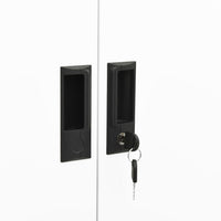 vidaXL Armário de escritório 90x40x180 cm aço branco