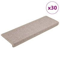 vidaXL Tapetes de escada 15 peças 65x21x4 cm antracite com borda retangular