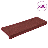 vidaXL Tapetes de escada 15 peças 65x21x4 cm antracite com borda retangular