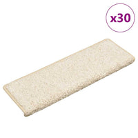 vidaXL Tapetes de escada 15 peças 65x21x4 cm cinza com borda retangular