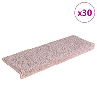 vidaXL Tapetes de escada 15 peças 65x21x4 cm cinza com borda retangular