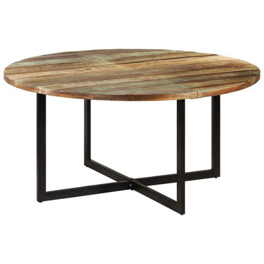 vidaXL Mesa de jantar 150x73 cm madeira de mangueira maciça